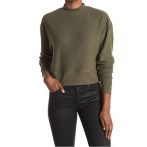 Abound Mock Neck Fleece Pullover